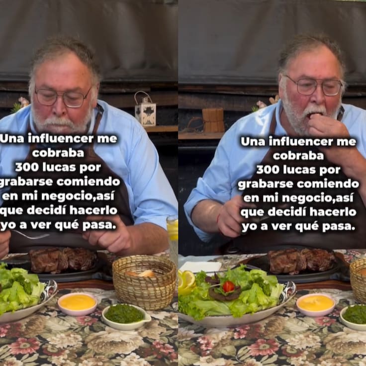El nuevo ‘descargo’ de un dueño de restaurante contra los influencers en Chile: “Me cobraba 300 lucas por grabarse comiendo”