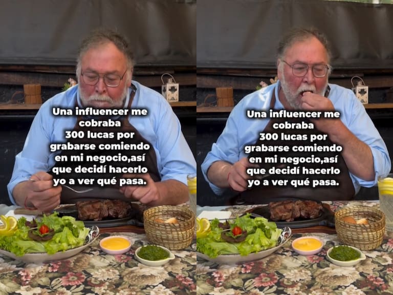 El nuevo ‘descargo’ de un dueño de restaurante contra los influencers en Chile: “Me cobraba 300 lucas por grabarse comiendo”