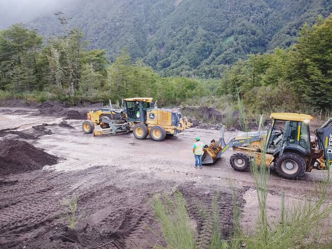Intensas lluvias generan deslizamientos en laderas del volcán Osorno