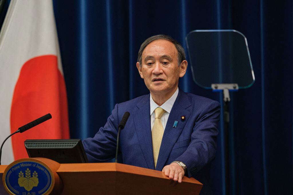 El primer ministro japonés Yoshihide Suga