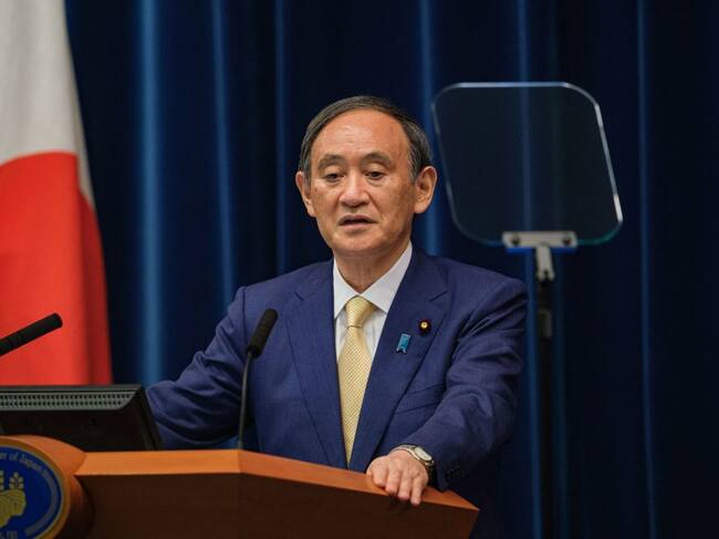 El primer ministro japonés Yoshihide Suga