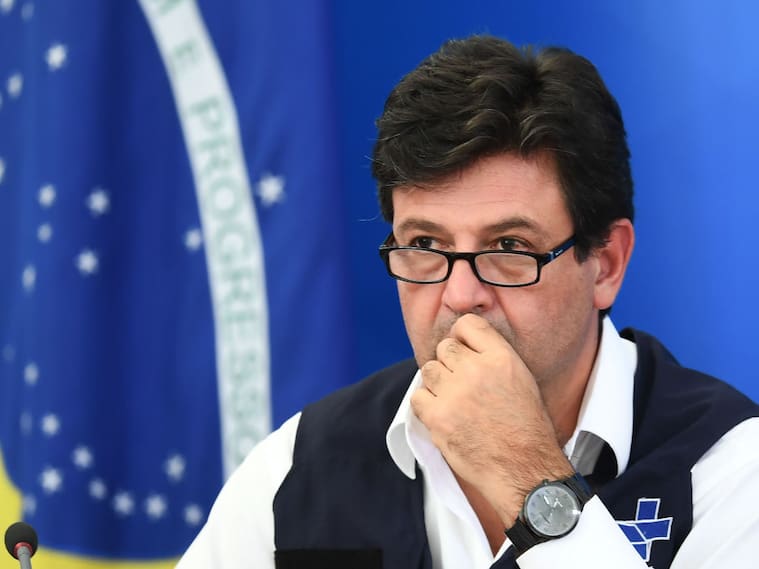 El ministro de salud brasilero Luiz Henrique Mandetta