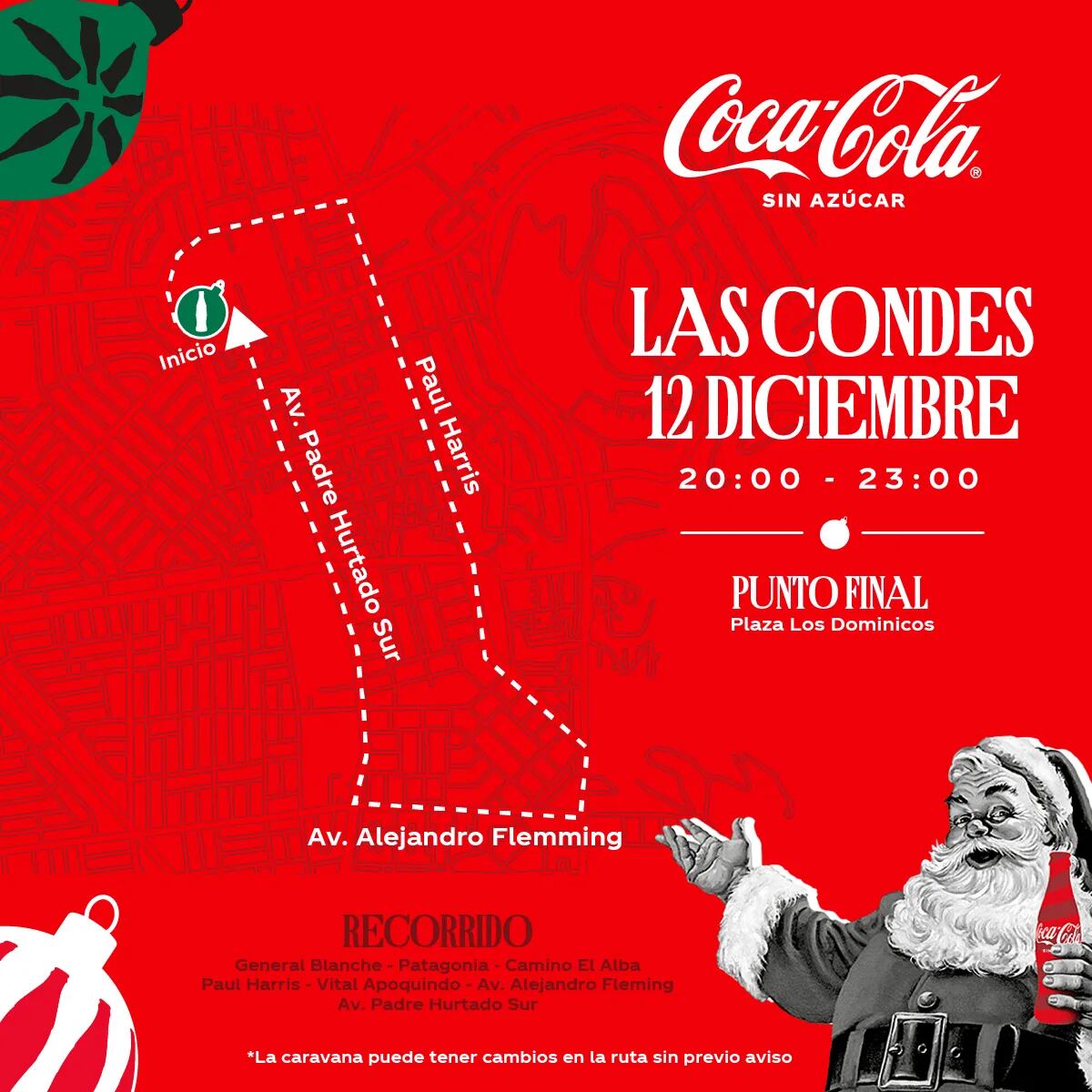 Caravana Navideña Coca-Cola Sin Azúcar 2023