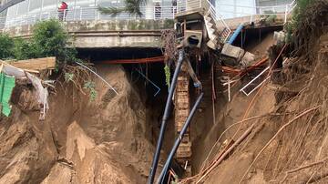 FOTOS. Las impactantes imágenes que dejó socavón en edificio en Viña del Mar