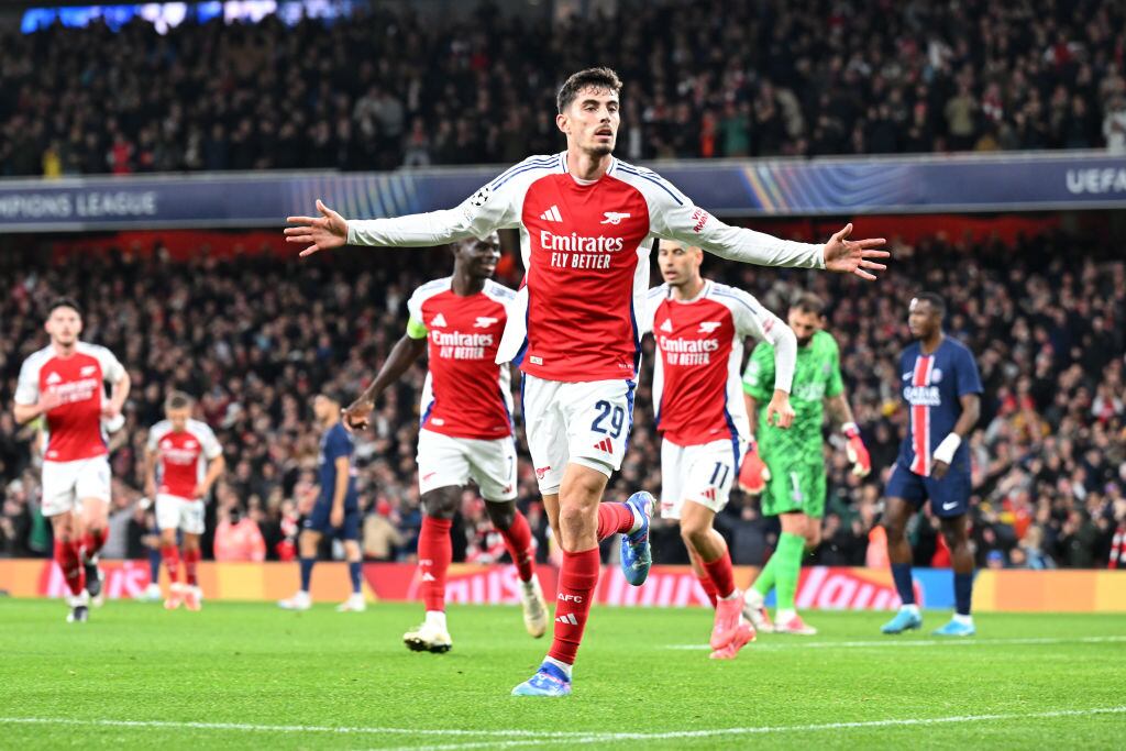 En un partidazo, Arsenal derrotó al PSG y sumó su primera victoria en la Champions League | Getty Images