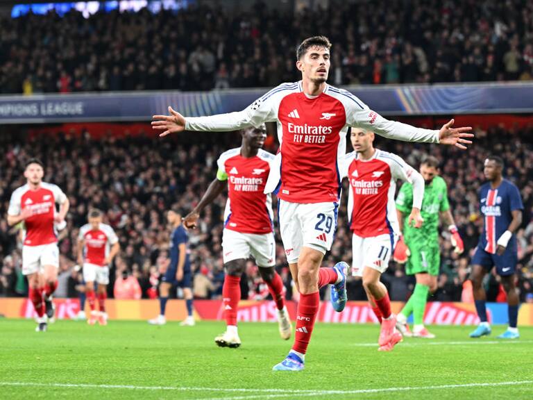 En un partidazo, Arsenal derrotó al PSG y sumó su primera victoria en la Champions League | Getty Images