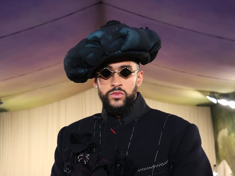 NEW YORK, NEW YORK - MAY 06: Bad Bunny attends The 2024 Met Gala Celebrating "Sleeping Beauties: Reawakening Fashion" at The Metropolitan Museum of Art on May 06, 2024 in New York City. (Photo by Kevin Mazur/MG24/Getty Images for The Met Museum/Vogue)