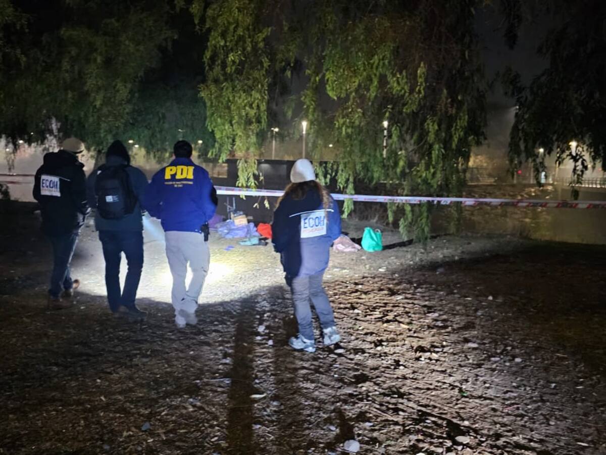 Hombre en situación de calle muere baleado en Renca: recibió disparo en plena ribera del río Mapocho