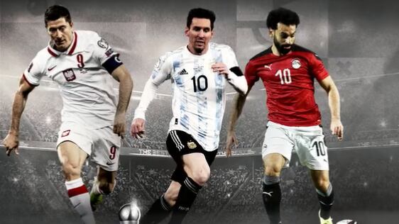 The best Messi Lewandowski Salah