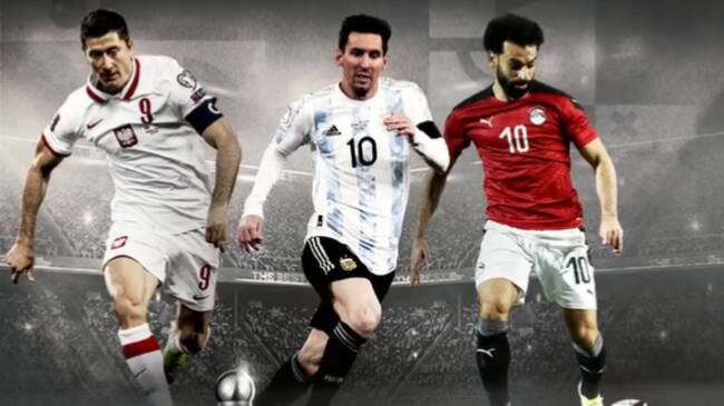 The best Messi Lewandowski Salah