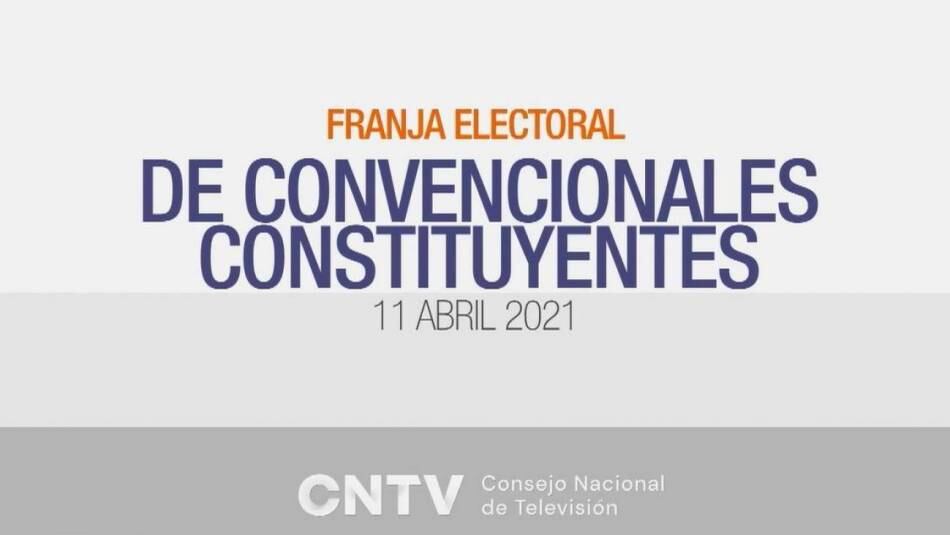 Franja convencionales constituyentes