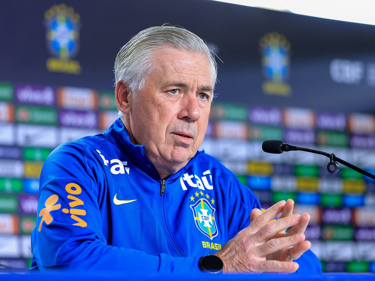 Ancelotti adelanta formación ultraofensiva para enfrentar a Chile y explica por qué no citó a Neymar: “Nadie...”