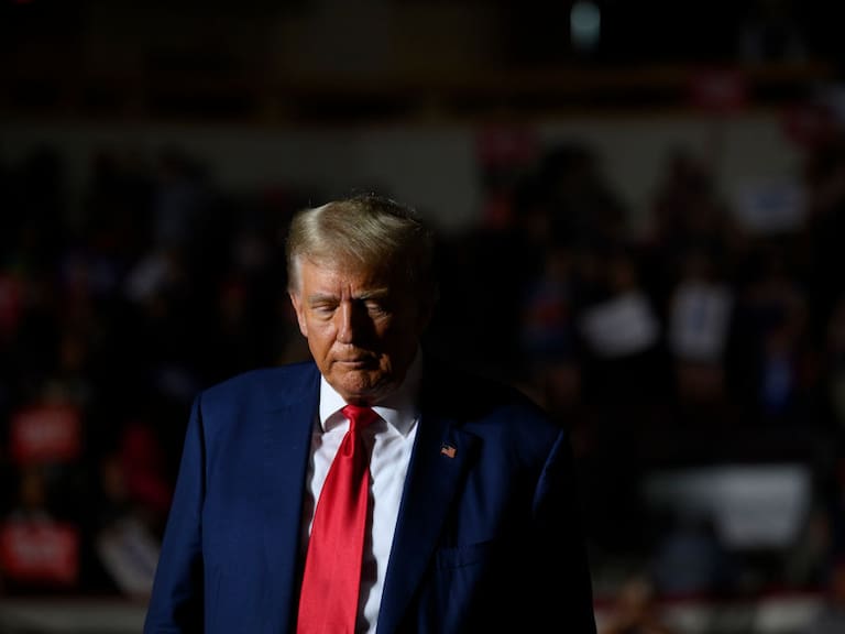 Trump en un acto de campaña de republicanos en Pensilvania