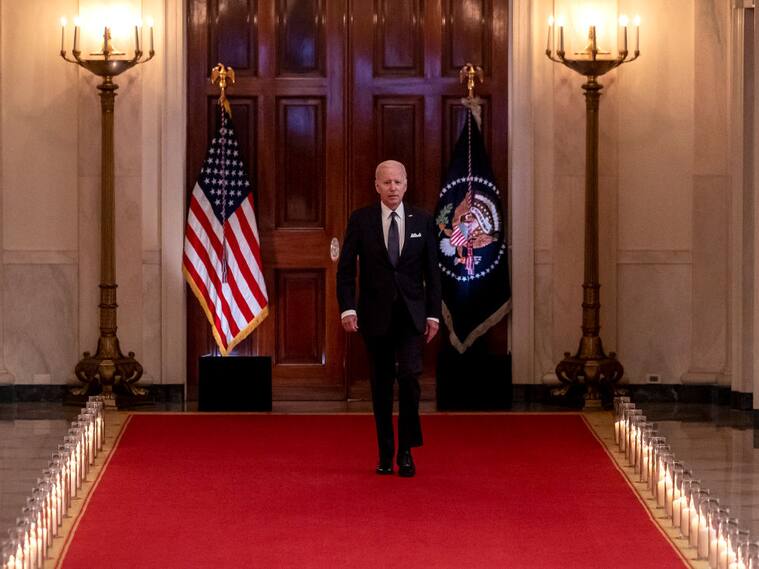 El presidente de EEUU Joe Biden en la Casa Blanca