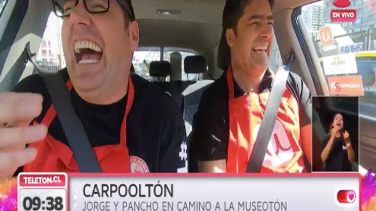 Jorge Zabaleta y Pancho Saavedra Teletón
