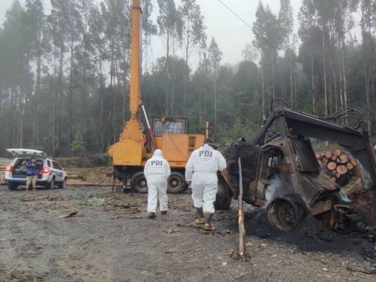 Ataque incendiario en Mariquina, región de Los Ríos