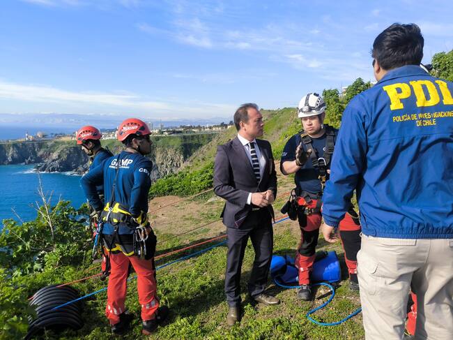 Encuentran cuerpo de un hombre en Playa Ancha, Valparaíso: se cayó desde un acantilado