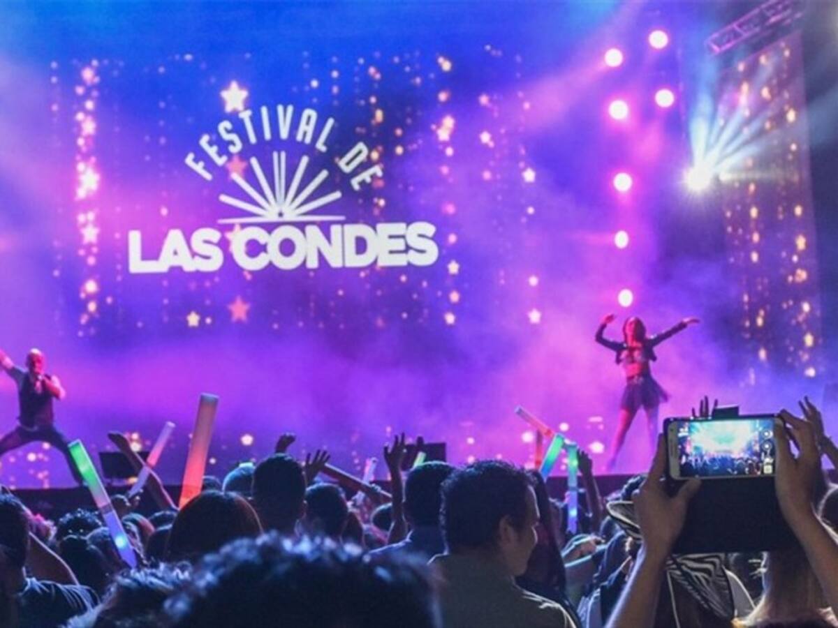 Así será el escenario del Festival de Las Condes