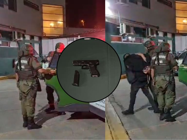 Detienen a dos menores por robo de vehículo en El Bosque: portaban armas de fuego