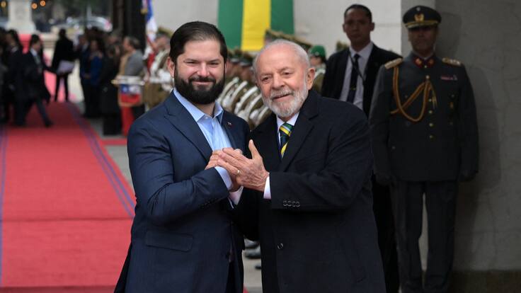 Presidente Boric recibe a Lula da Silva en La Moneda en medio de tensión regional por elecciones en Venezuela