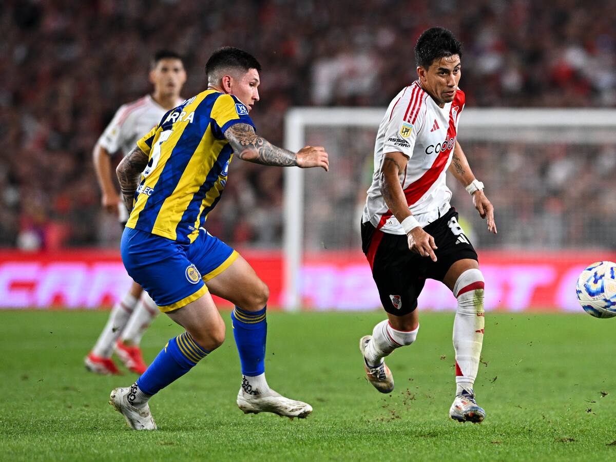 Con Tapia en la banca y sin Díaz: River Plate lamenta agónico empate ante Rosario Central en la Liga Argentina