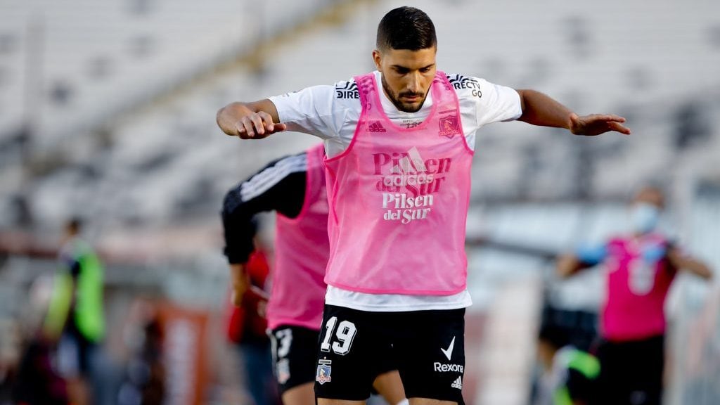 25 de Abril del 2021/SANTIAGOBlandi ,durante el partido valido por la quinta fecha del Campeonato Nacional AFP PlanVital 2021, entre Colo Colo vs Universidad de Chile, disputado en el Estadio Monumental.
FOTO:FRANCISCO LONGA/AGENCIAUNO