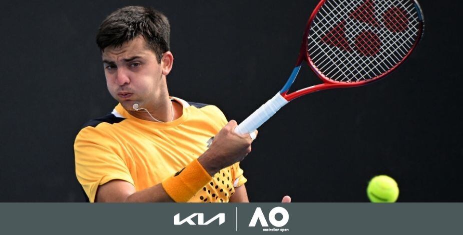 Tomás Barrios se desmoronó ante Taro Daniel y quedó eliminado del Abierto de Australia
