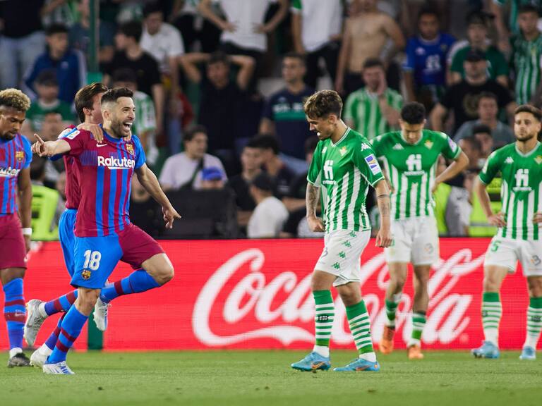 Real Betis cae ante el Barcelona y se aleja de la Champions League