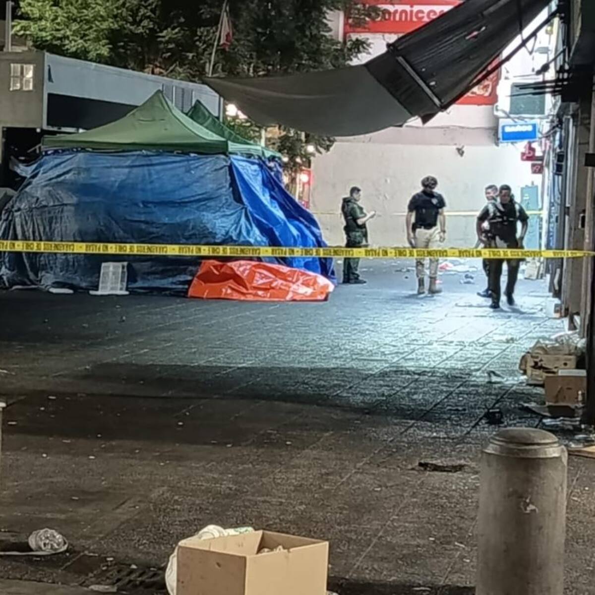 Homicidio en pleno Santiago Centro: hombre es hallado muerto con un disparo en la cabeza