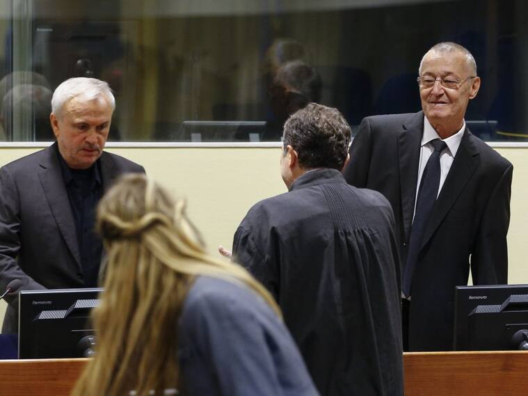 Los ex jefes de la inteligencia militar serbia Jovica Stanisic y Franko Simatovic