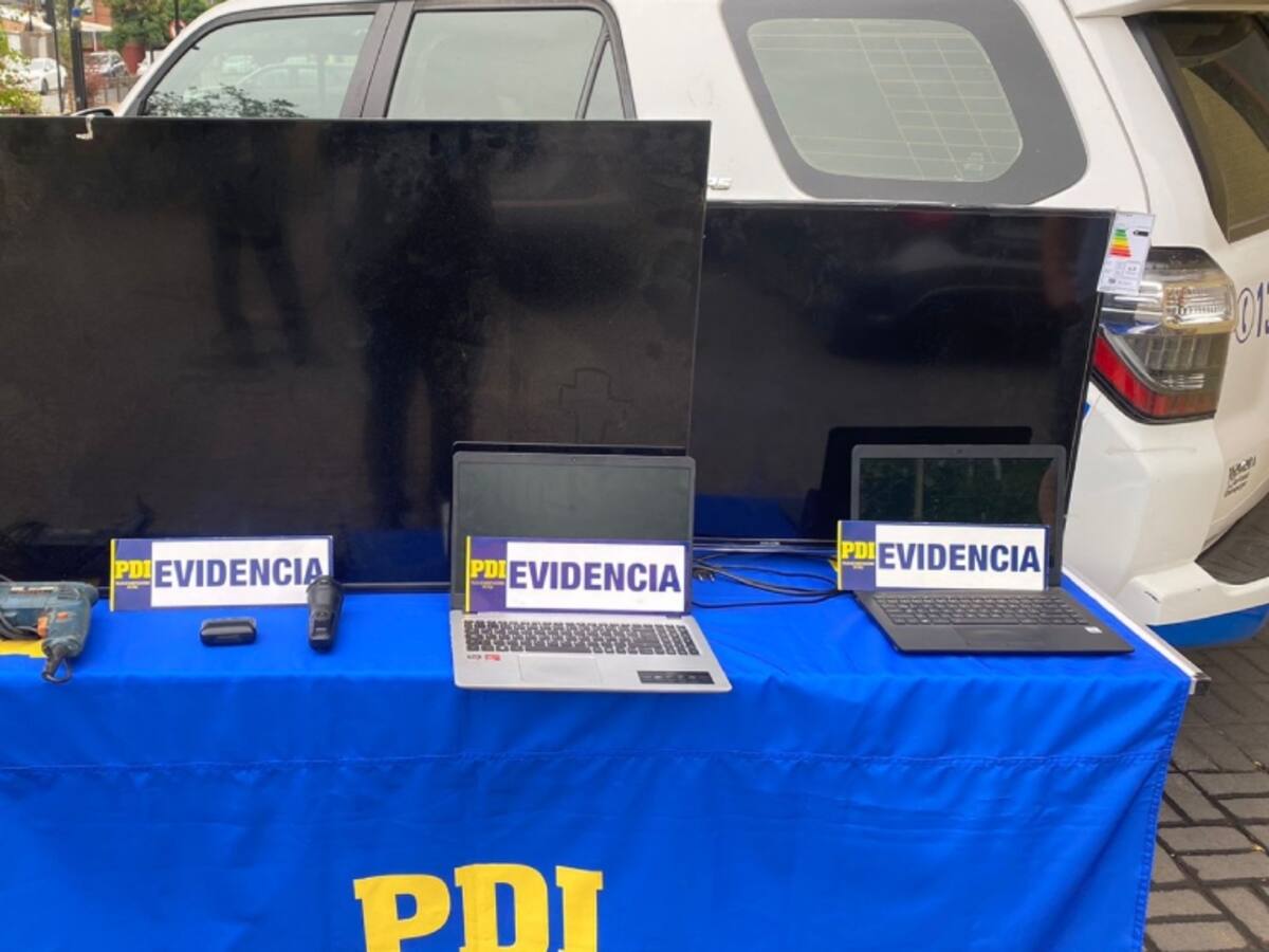 PDI recuperó especies robadas a brigadistas mientras combatían incendios forestales