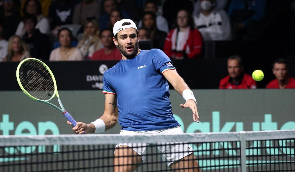 Segunda baja para Italia: Matteo Berrettini se resta de la Copa Davis y no jugará ante Chile