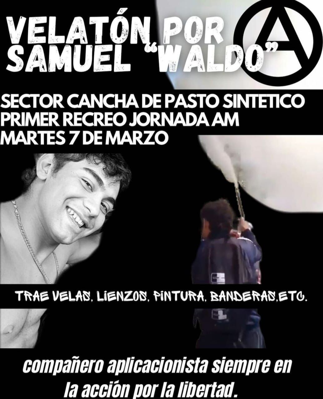 La imagen de la conmemoración compartida entre los estudiantes. / Cedida.