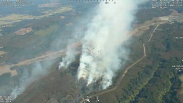Por voraz incendio forestal: Senapred declara alerta roja para la comuna de Los Álamos