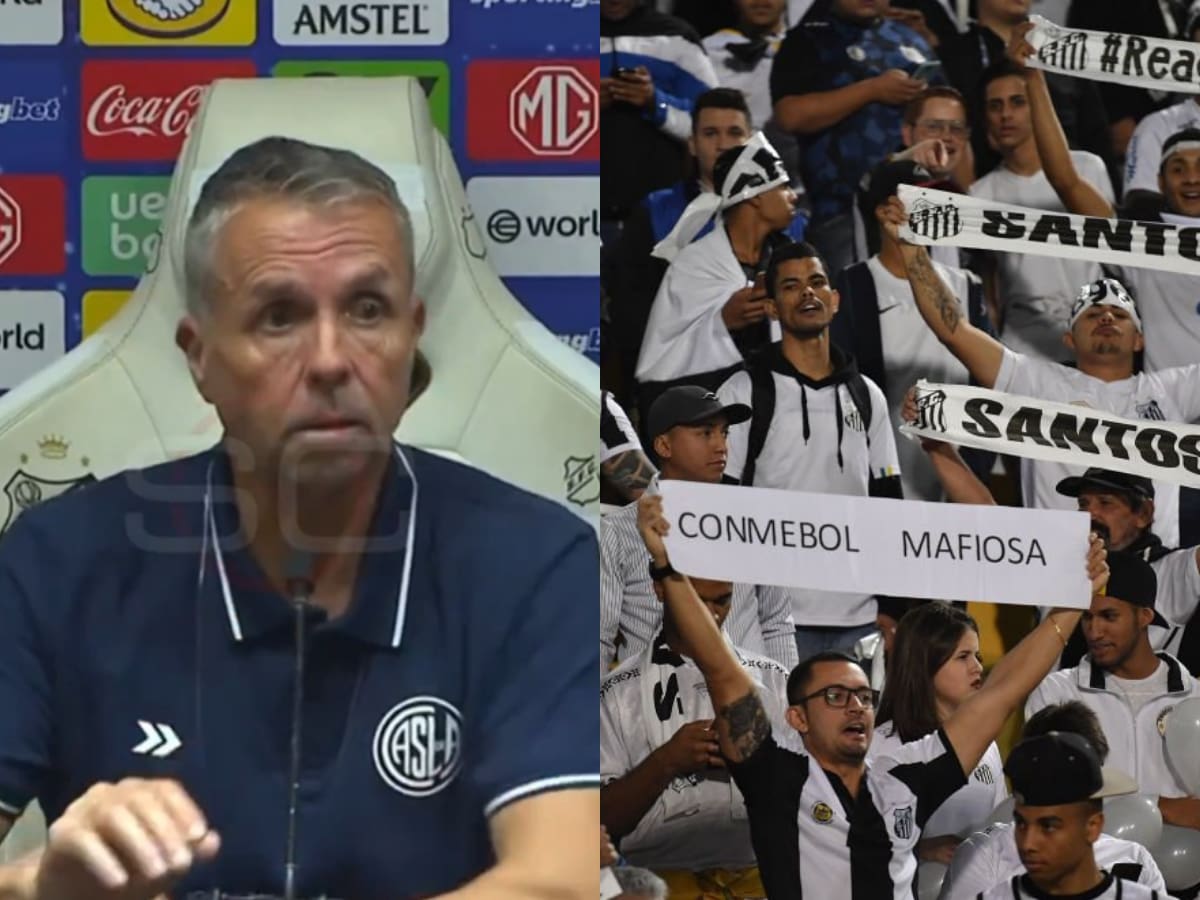 “Me insultaron y pegaron”: Gustavo Álvarez vive tenso momento con barra del Santos en Brasil