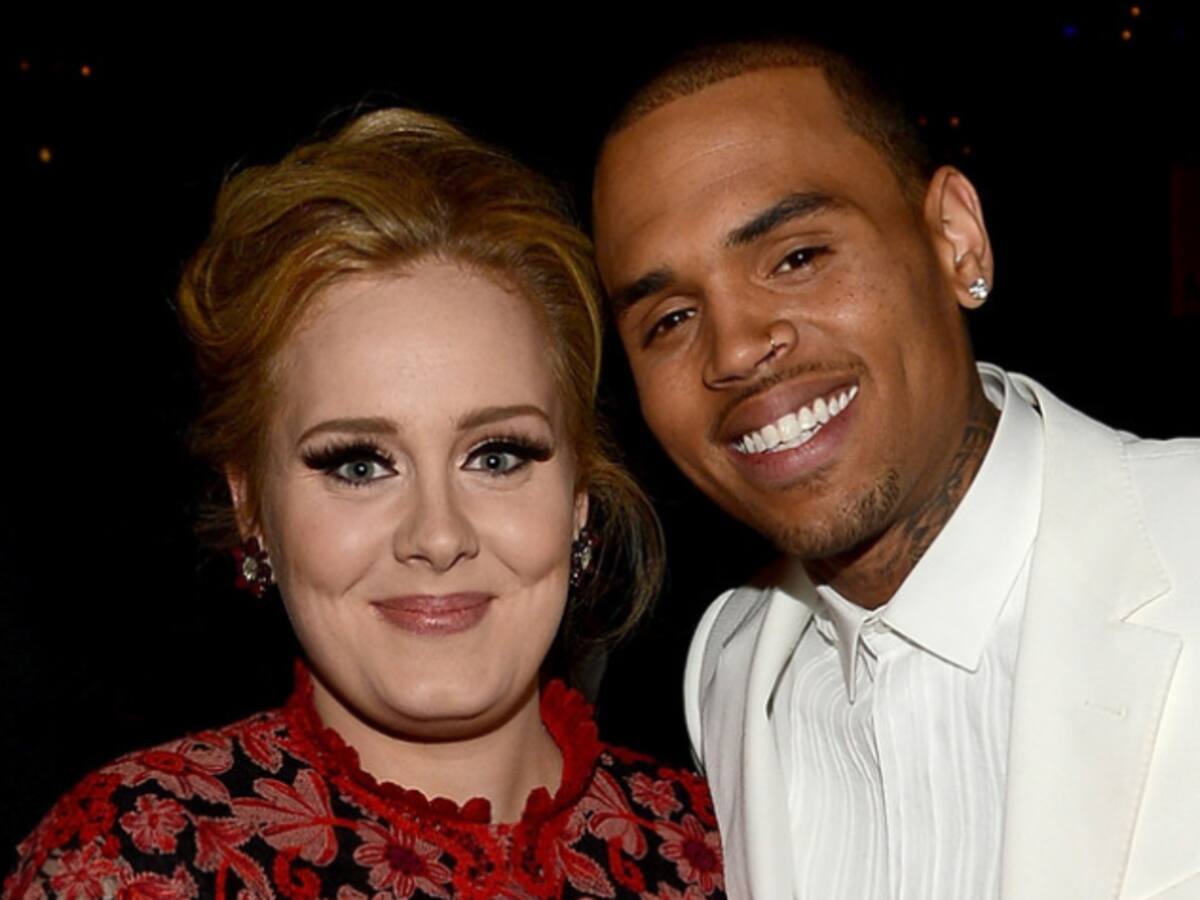 ¿Nuevo romance? Chris Brown fue fotografiado entrando a la casa de Adele