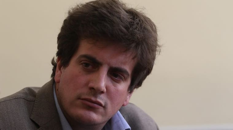 8 de abril de 2019/SANTIAGO Diputado Diego Schalper, integrante de la Comisión de Educación se reúne con el presidente del CRUCH, para hablar de gratuidad y educación superior.
FOTO: SEBASTIAN BELTRANGAETE/AGENCIAUNO