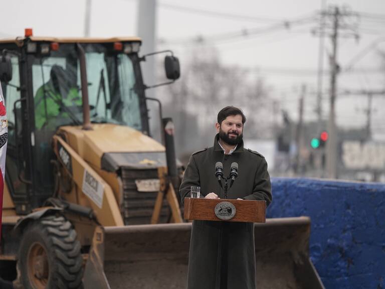 Presidente Boric inicia obras en el Canal Santa Marta de Maipú para dar “solución definitiva” a los desbordes