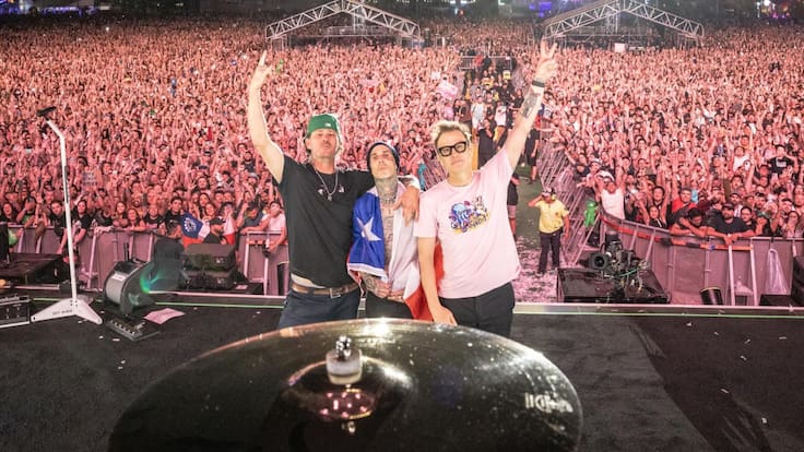 VIDEO: Travis Barker, de Blink 182, es visto andando en bicicleta en las cercanías del Parque Araucano en Las Condes