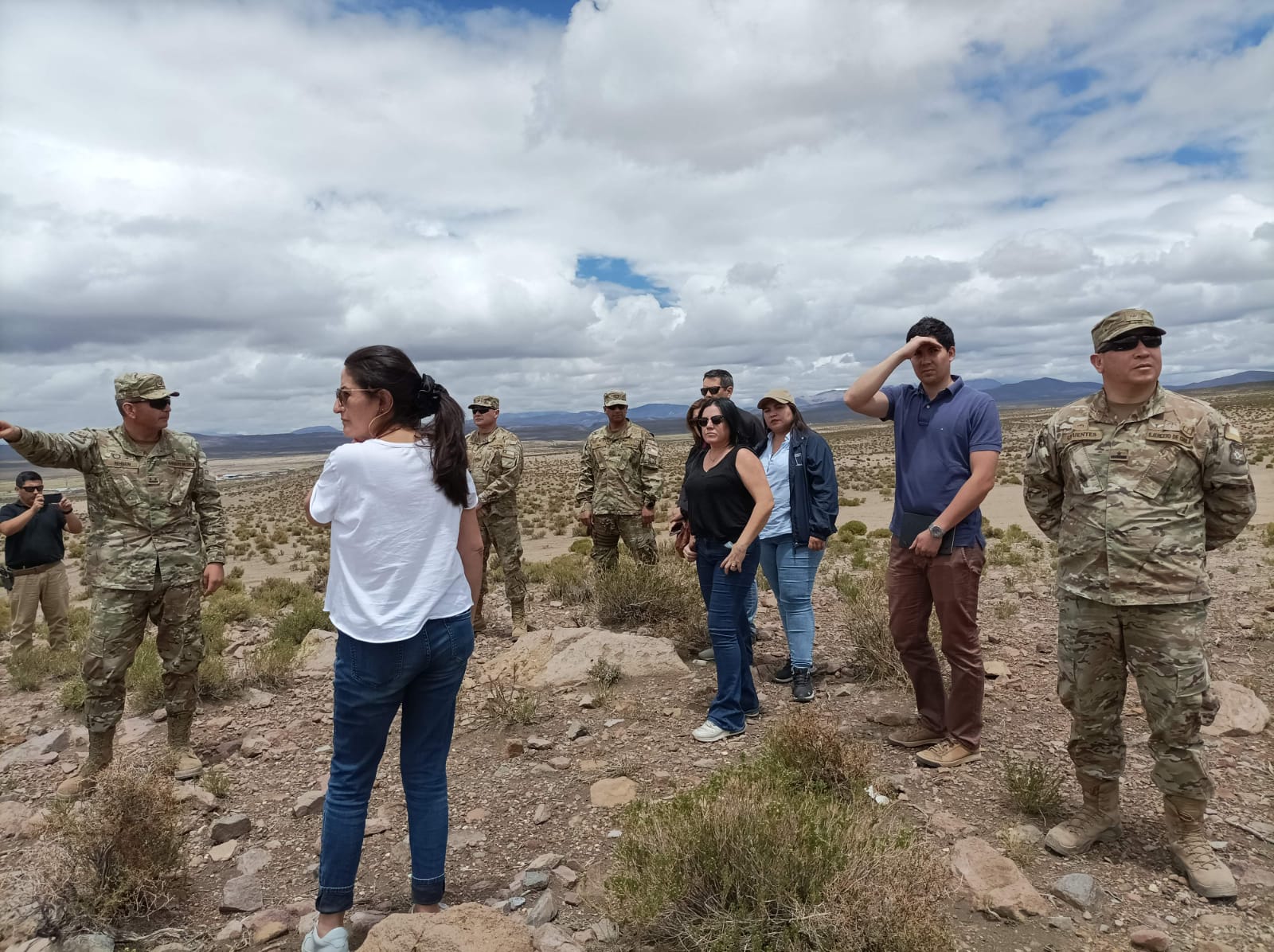Cedida | Visita en terreno en Colchane, donde se ubicará Fiscalía de Frontera