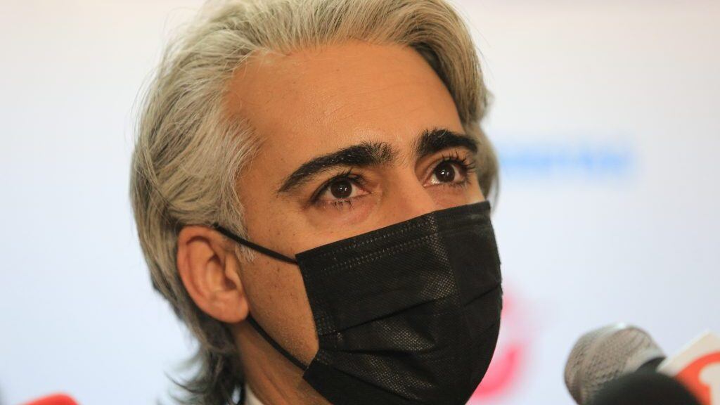 25 de Agosto de 2021 / PROVIDENCIA El Candidato a la Presidencia del PRO, Marco Enríquez Ominami, se refiere sobre el fallo en que lo absuelve de cargos
FOTO: DIEGO MARTIN / AGENCIAUNO