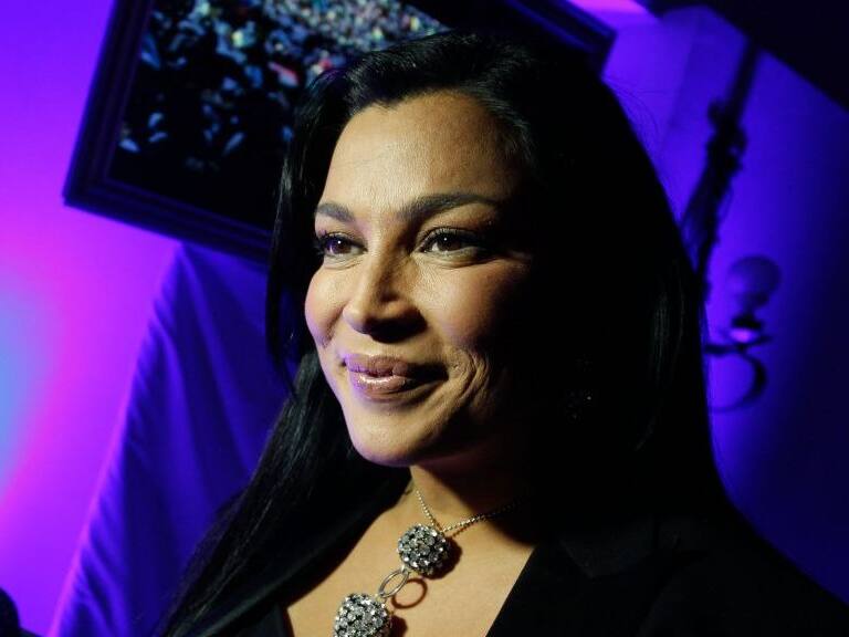 11 de Agosto de 2011/SANTIAGOMarle Olivari reaparecio por primer vez en un evento publico, luego del nacimiento de su primer hijo, en un Desfile de Navidad Santiago 2011, que se realizo esta noche en la comuna de Peñalolen
FOTO:FRANCISCO LONGA/AGENCIAUNO