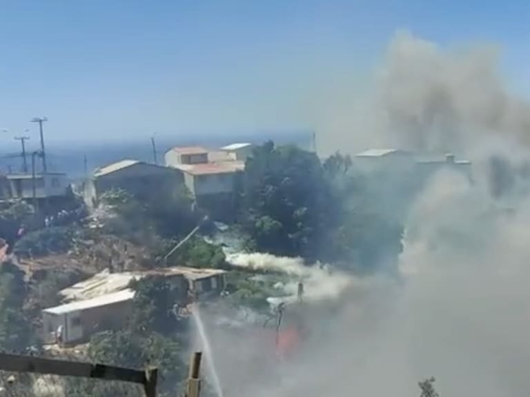 incendio forestal valparaíso