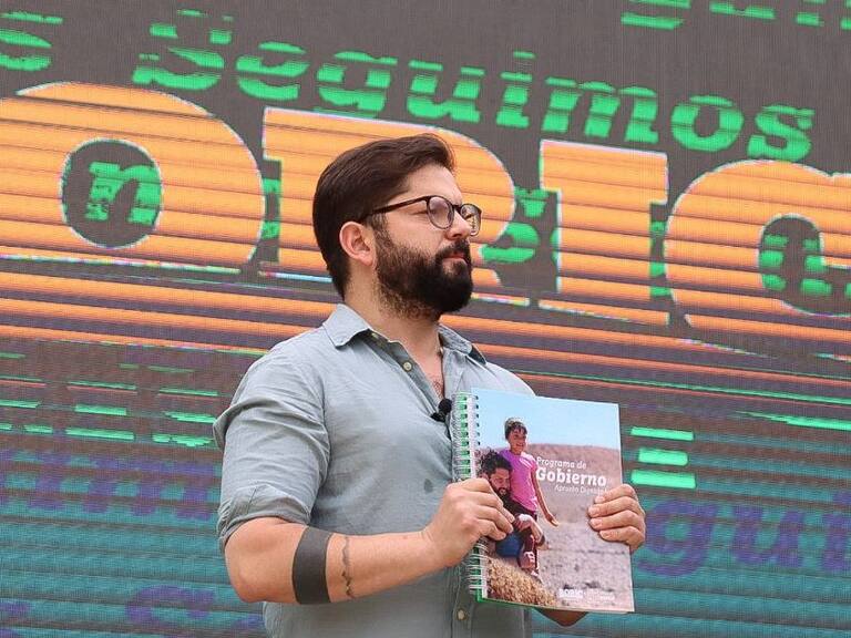Gabriel Boric presentó su programa de gobierno