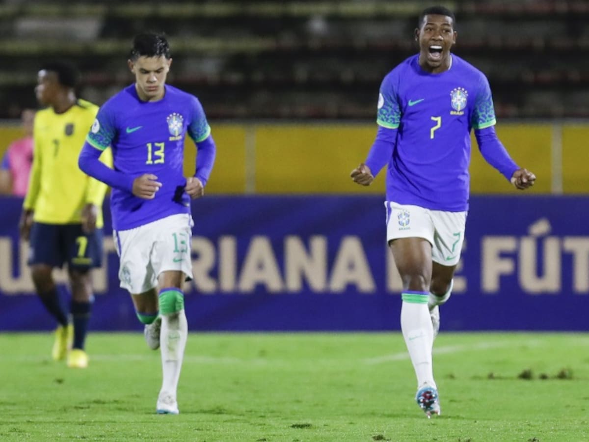 Brasil iguala ante Ecuador en el Sudamericano sub 17 y ambos firman sus boletos al Mundial de la categoría