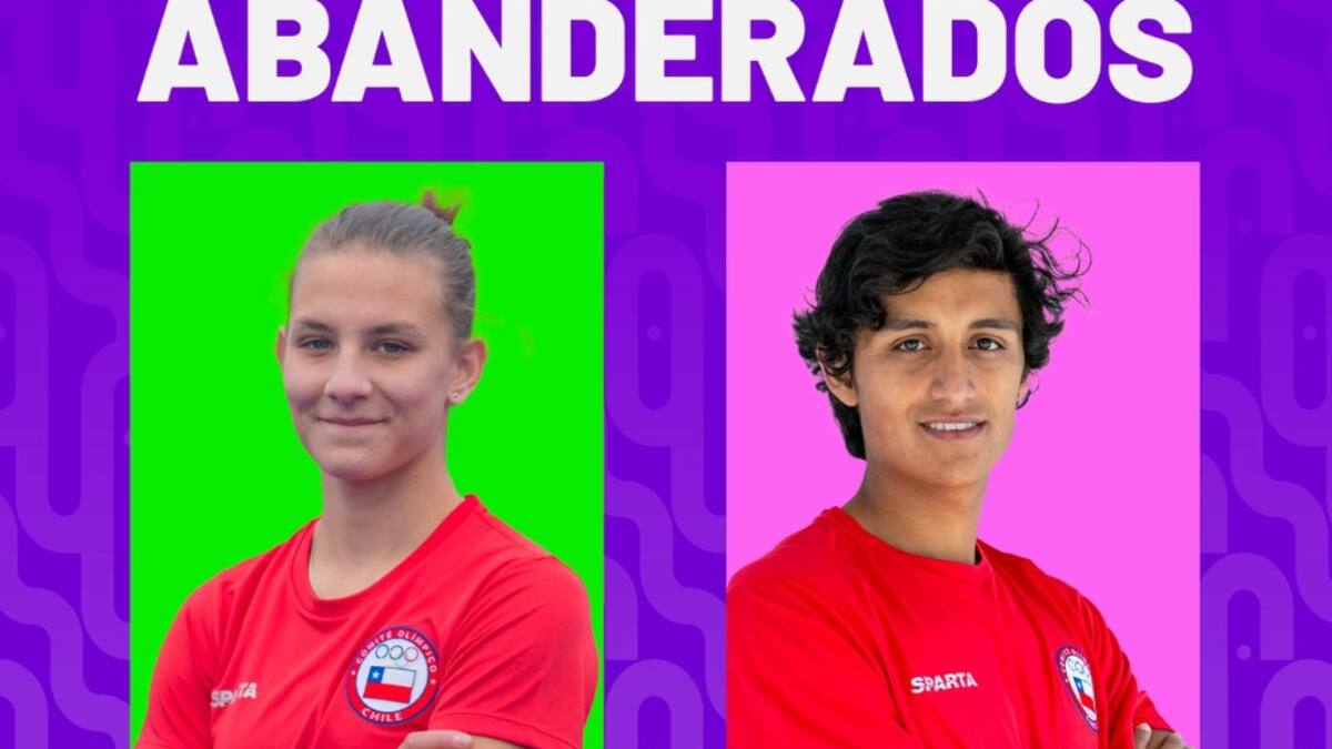 Laura Müller y Rodrigo Paz serán los abanderados de Chile en los Juegos Panamericanos Junior de Asunción 2025