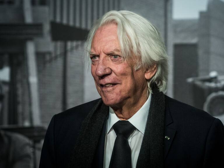 Donald Sutherland attends Opening ceremony of the 11th edition of the Lumiere festival in Lyon, France, on October 12, 2019. (Photo by Nicolas Liponne/NurPhoto via Getty Images)