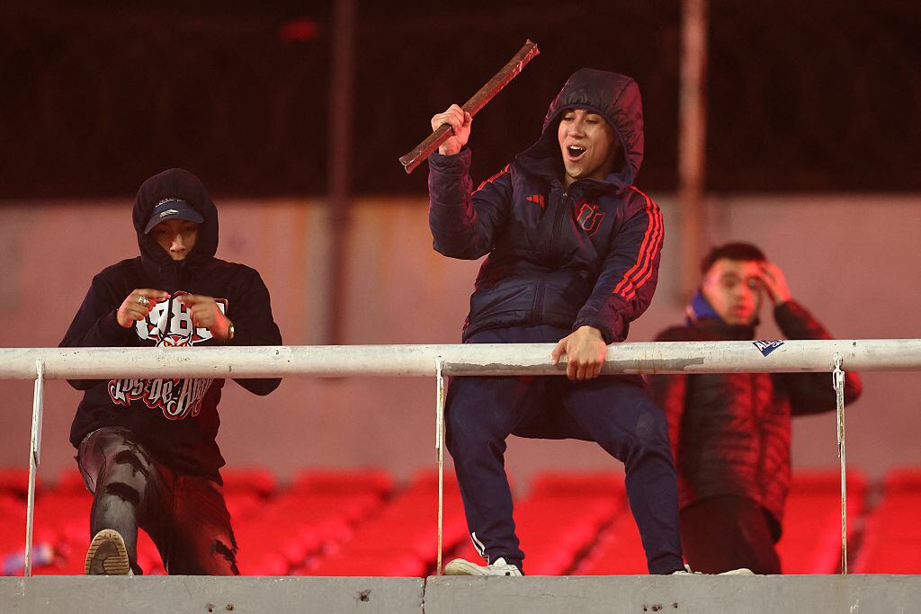 "Hinchas" de la U en Buenos Aires