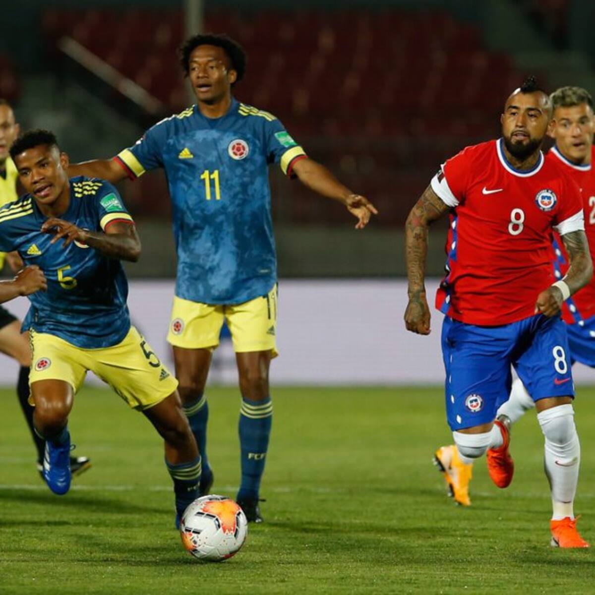 Rivales parejos: el historial de Chile y Colombia por Clasificatorias