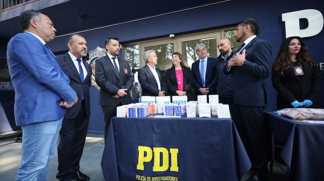 Fiscalía y PDI incautan 50 toneladas de fármacos ilegales